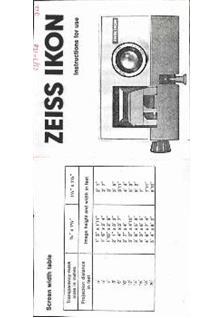 Zeiss Ikon Ikolux manual. Camera Instructions.